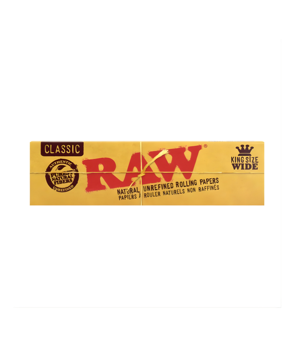 נייר גלגול גדול של רואו RAW KING SIZE WIDE CLASSIC PAPERS