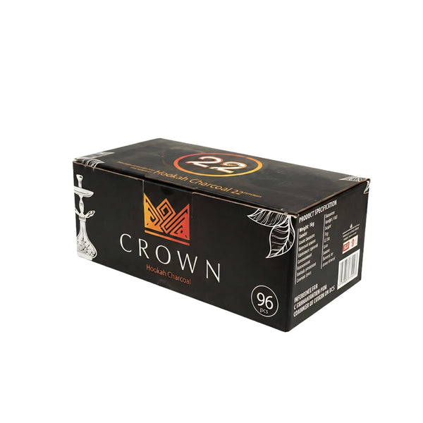 גחלים לנרגילה קראון CROWN 22*22 | זולסמוק