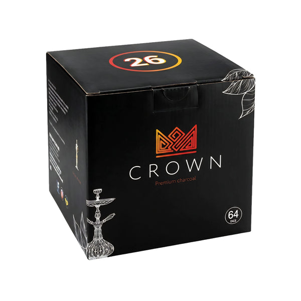 גחלים לנרגילה קראון CROWN 26*26 | זולסמוק