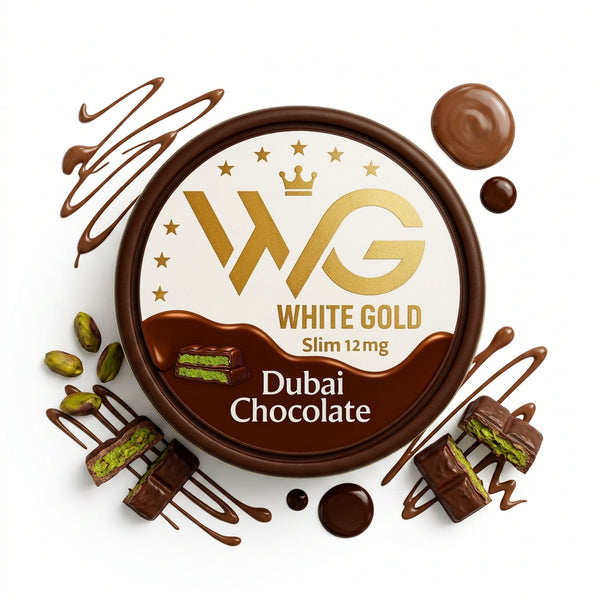 מגוון סנוסים WHITE GOLD בטעמי מנטה פירות קפה ושוקולד