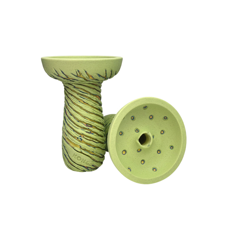 ראש לנרגילה פאנל Kong Phunnel White Green