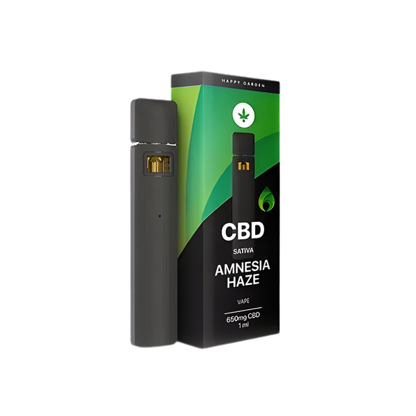 וייפ סי בי די בטעם אמנזיה הייז | CBD vape happy vape - amnesia haze