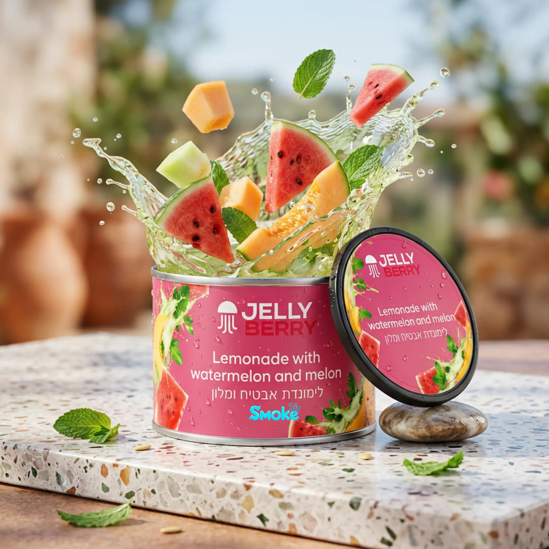 תערובת תה לנרגילה Jelly Berry לימונדת אבטיח ומלון 50 גרם | זולסמוק