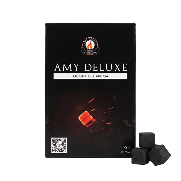גחלי קוקוס לנרגילה Amy deluxe 25*25 | זולסמוק