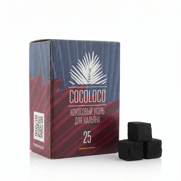 גחלי קוקוס CocoLoco 25x25 לנרגילה