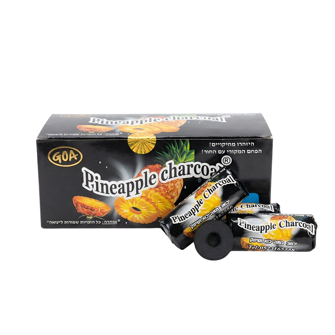 גחלים לנרגילה אננס | Pineapple Charcoal