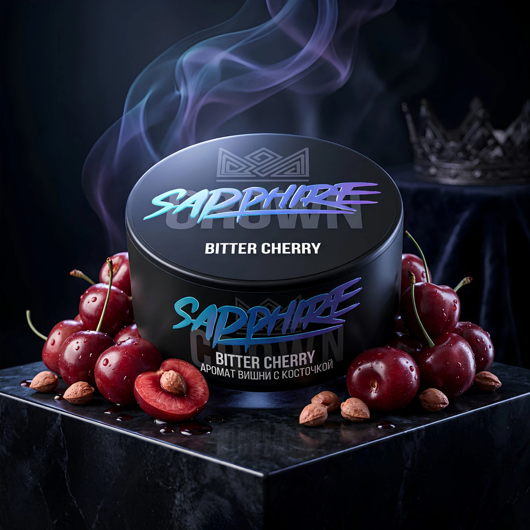 טבק לנרגילה Sapphire Crown דובדבן 60 גרם | זולסמוק
