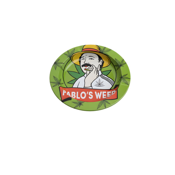 מאפרת מתכת הירוק של פבלו  | Pablo's Weed Ashtray