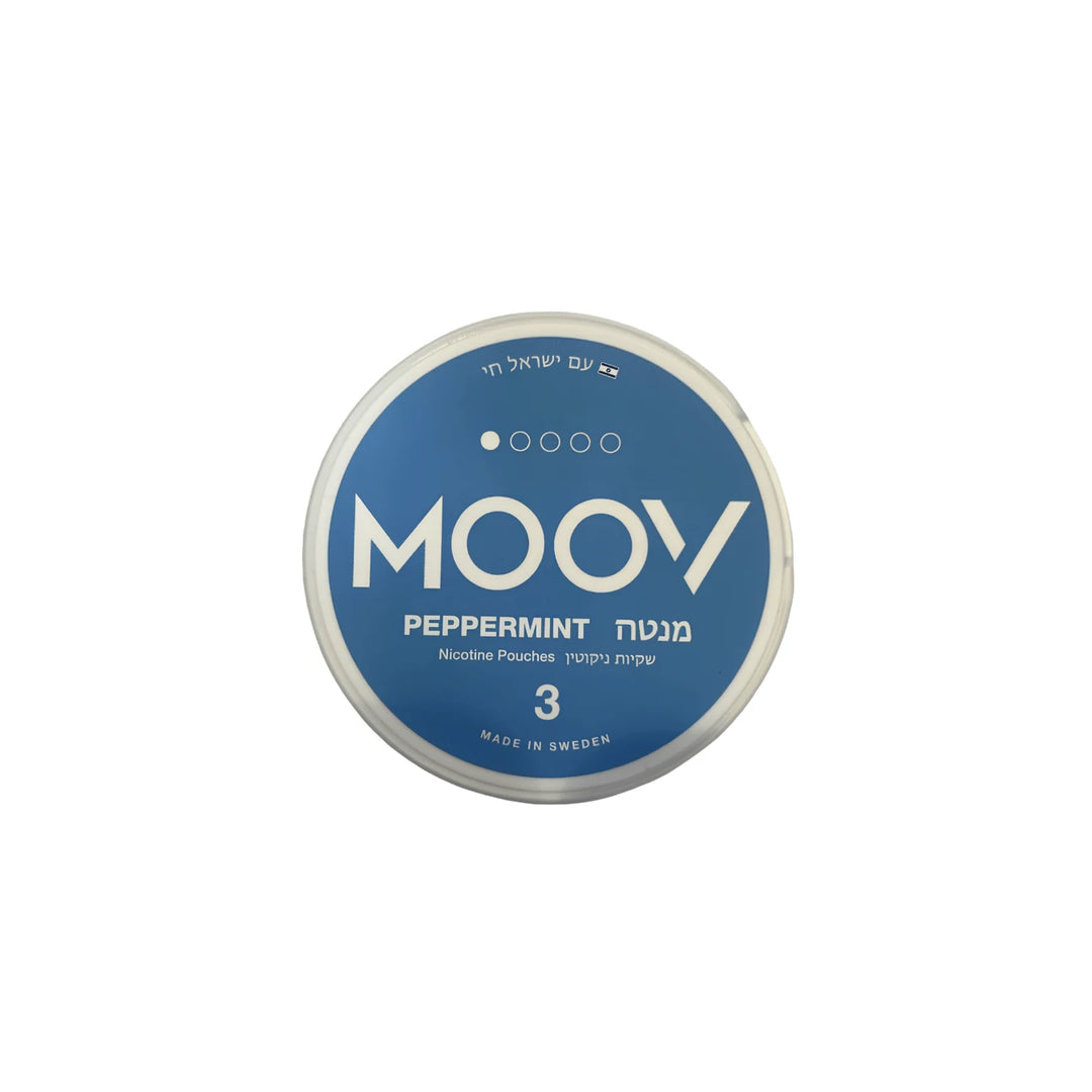 סנוס שקיקי ניקוטין MOOV בטעם מנטה 3 מ״ג | זולסמוק
