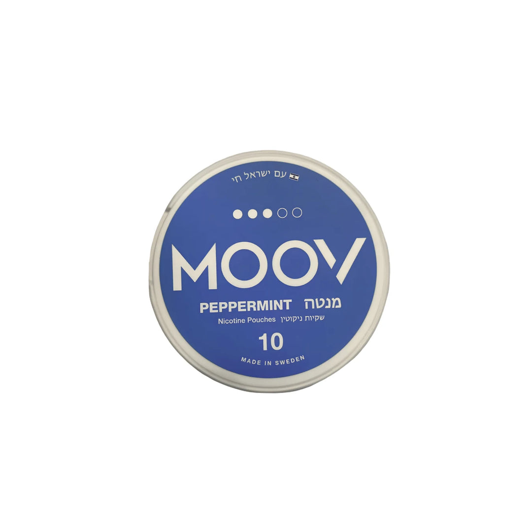 סנוס שקיקי ניקוטין MOOV בטעם מנטה 10 מ״ג | זולסמוק