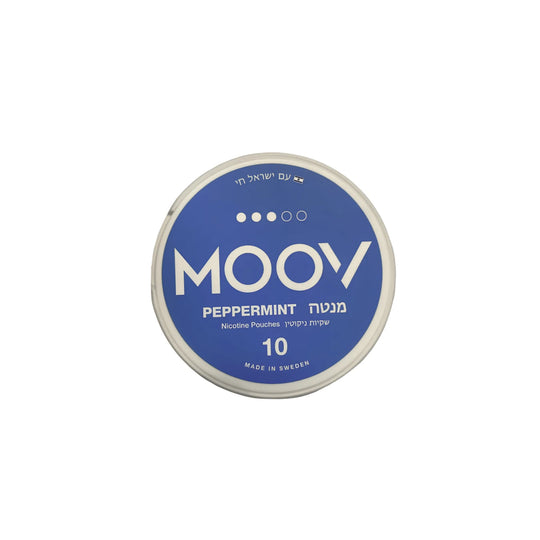 סנוס שקיקי ניקוטין MOOV בטעם מנטה 10 מ״ג | זולסמוק