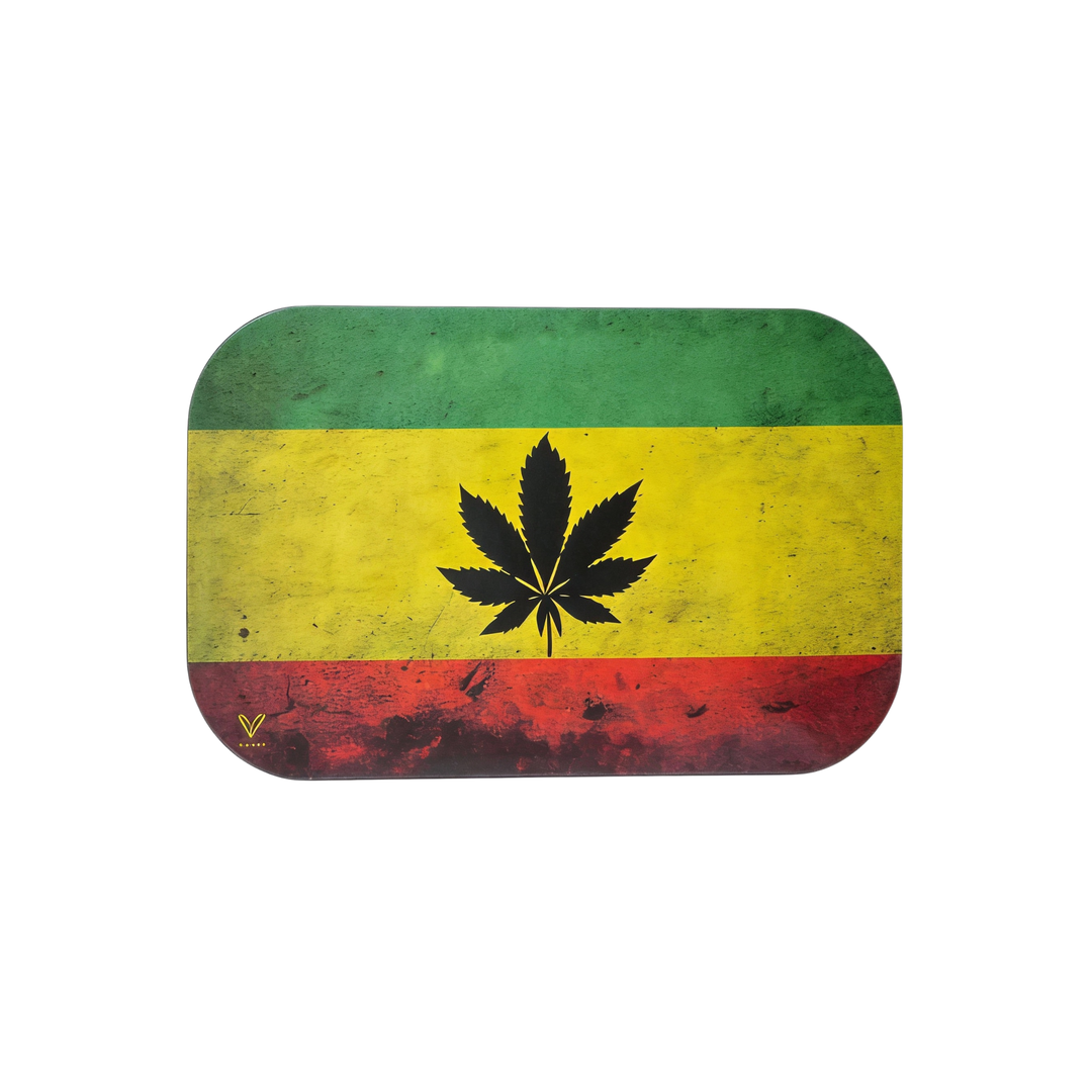 מכסה מגנטי בעיצוב - ראסטה מאן | Rolling tray lid rastaman flag