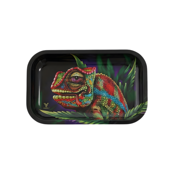 מגש גלגול בעיצוב - זיקית מסטולה | Rolling tray High Chameleon