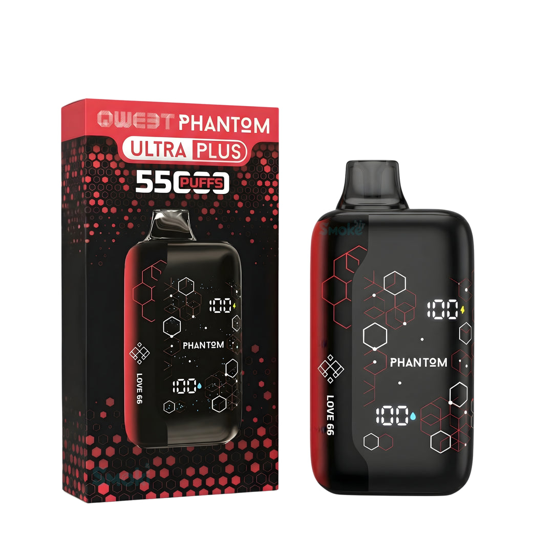קוויט פאנטום אולטרה פלוס 55000 שאיפות | Qweet Phantom Ultra Plus 55,000 Puffs Vape