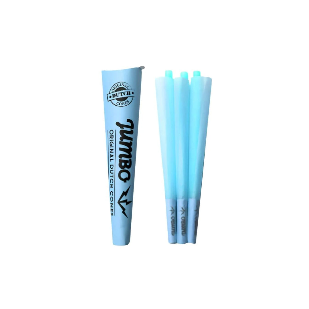 3 קונוסים כחולים למילוי קינג סייז Jumbo King Size Blue Cone | זולסמוק