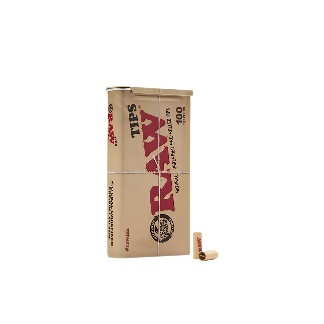 פילטרים רואו 100 מגולגלים Raw 100 Pre-rolled Tips