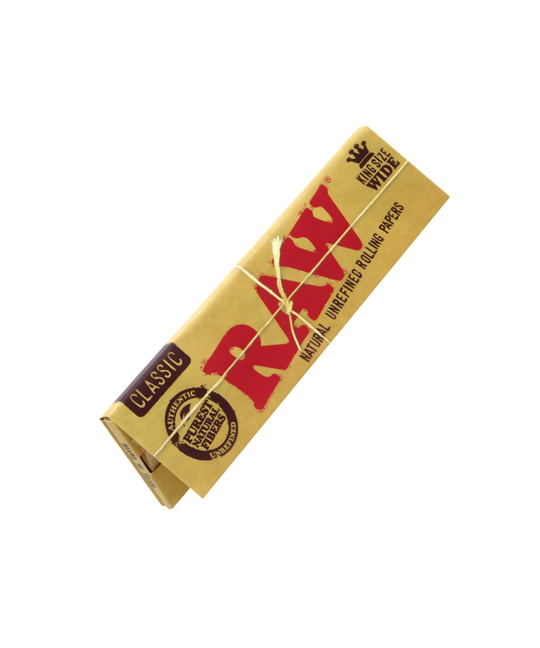 נייר גלגול גדול של רואו RAW KING SIZE WIDE CLASSIC ROLLING PAPERS 