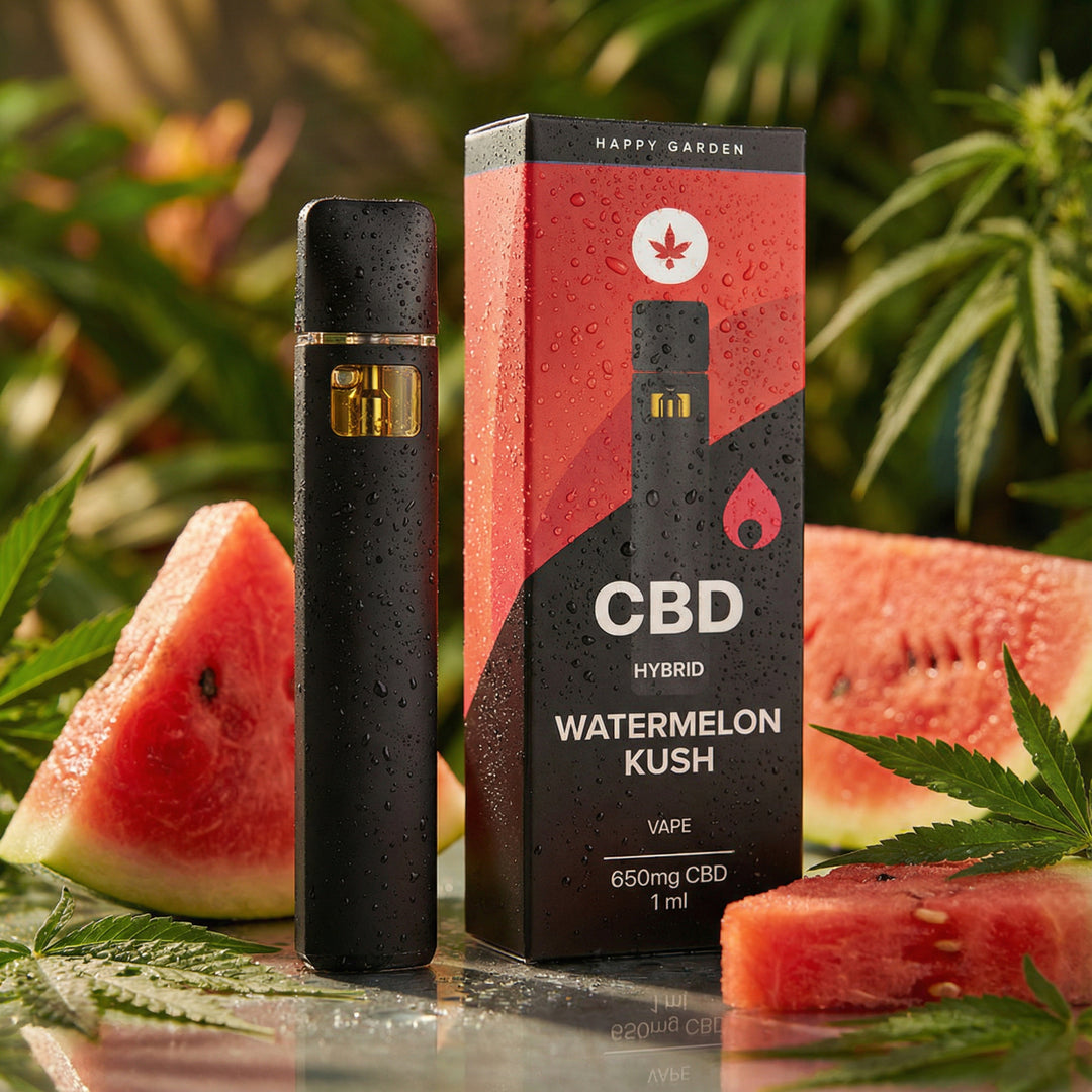 וייפ סי בי די בטעם אבטיח | CBD vape happy vape - watermelon
