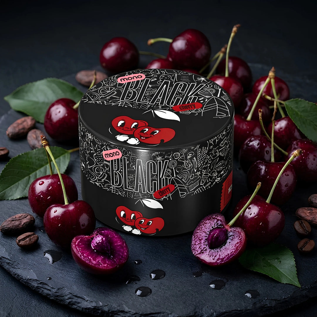 תערובת תה לנרגילה MONO BLACK דובדבן 125 גרם | זולסמוק