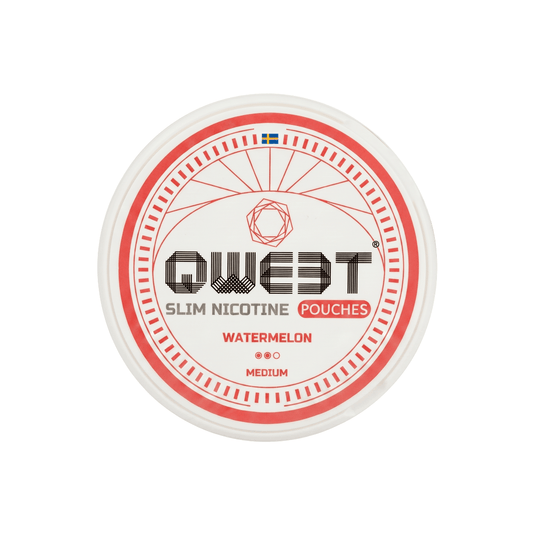 שקיקי ניקוטין QWEET בטעם אבטיח מידיום 12 מ״ג