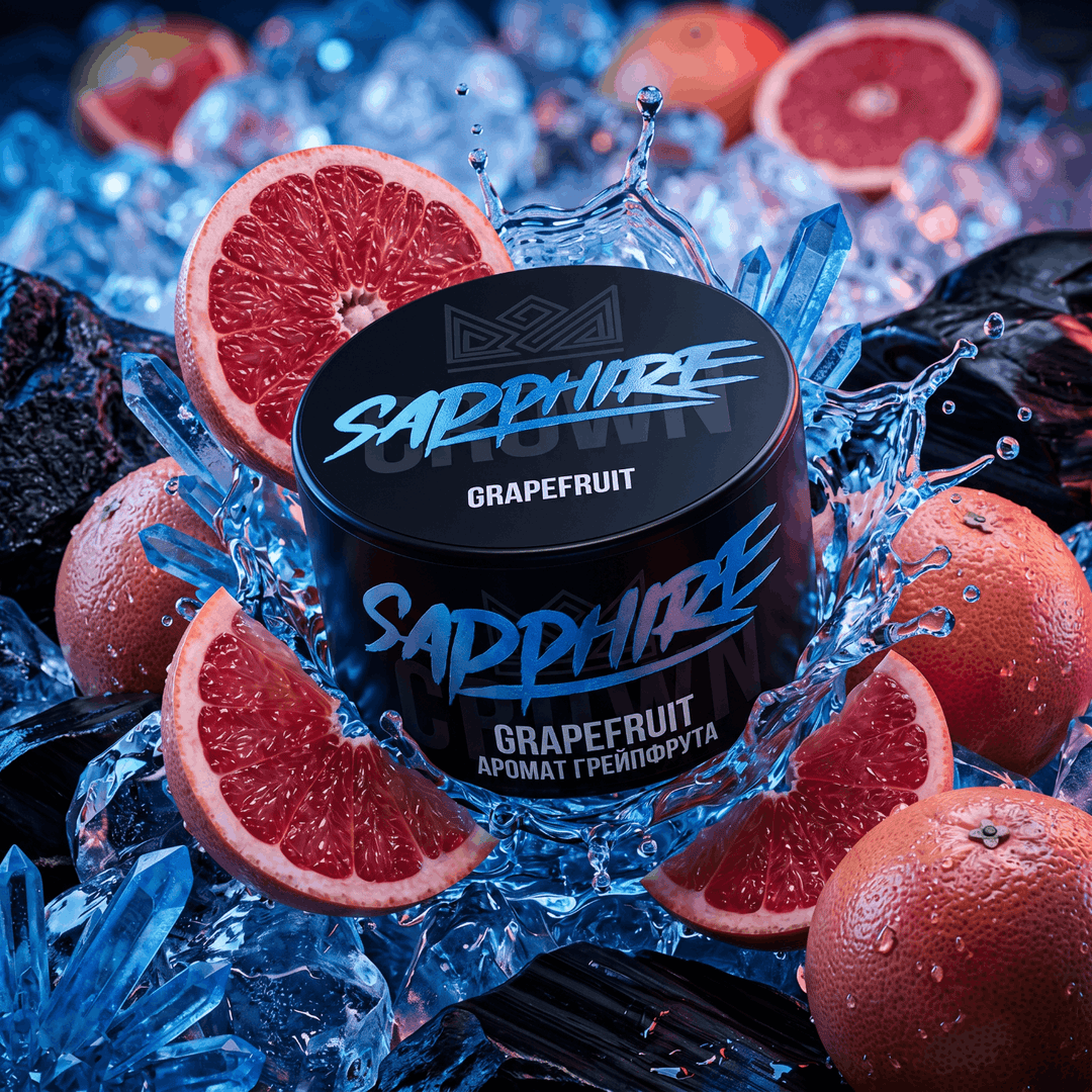 טבק לנגרילה SAPPHIRE קראון בטעם אשכולית 60 גרם