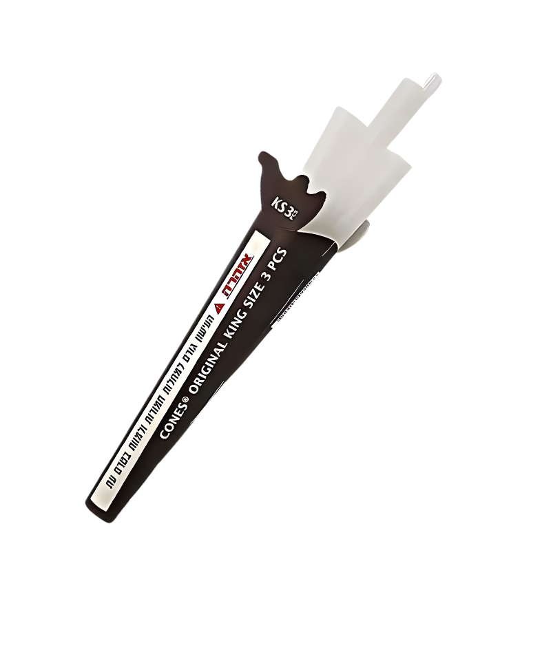 מארז 3 קונוסים מוכנים מראש CONES ORIGINAL KING SIZE  3 PCS 