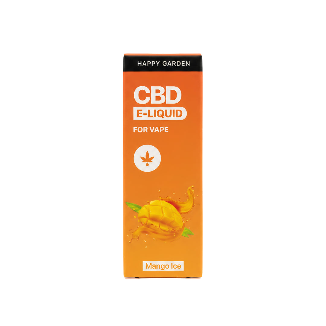 נוזל אידוי CBD מנגו אייס 30 מ"ל עם 1000 מ"ג CBD ללא THC
