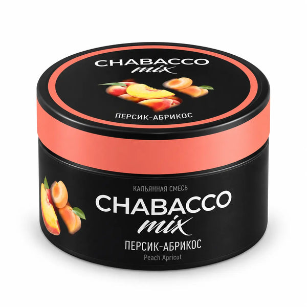 טבק לנרגילה CHABACCO אפרסק משמש 50 גרם