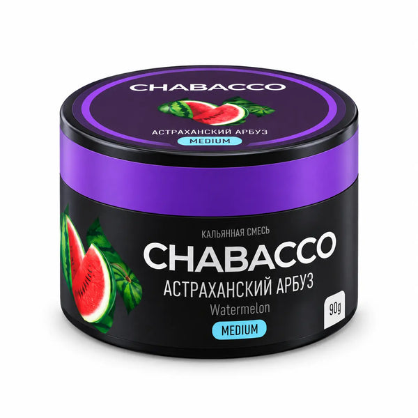 טבק לנרגילה CHABACCO אבטיח עסיסי 50 גרם