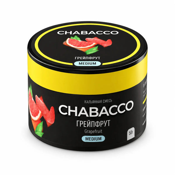טבק לנרגילה CHABACCO אשכולית 50 גרם