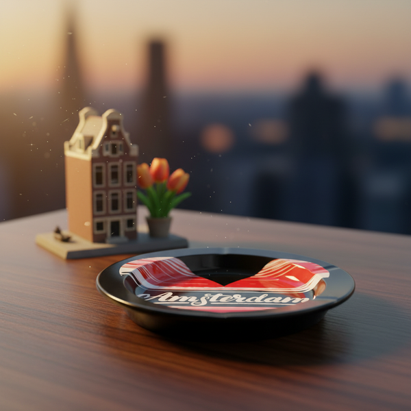 מאפרת מתכת באהבה מאמסטרדם | With Love From Amsterdam Ashtray