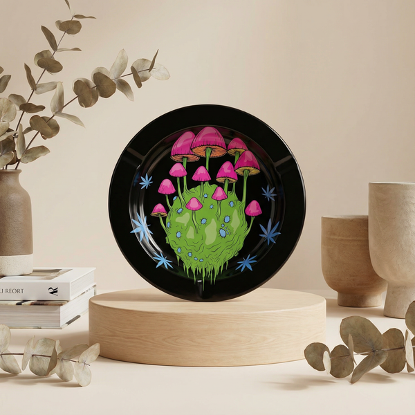 מאפרת מתכת פטריית הזייה | Magic Mushroom Ashtray