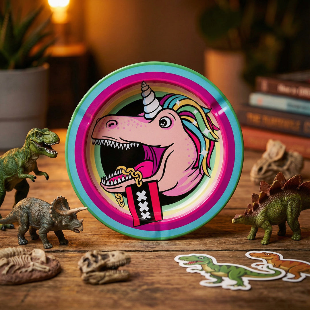 מאפרת מתכת יונירקס | Uni rex Ashtray