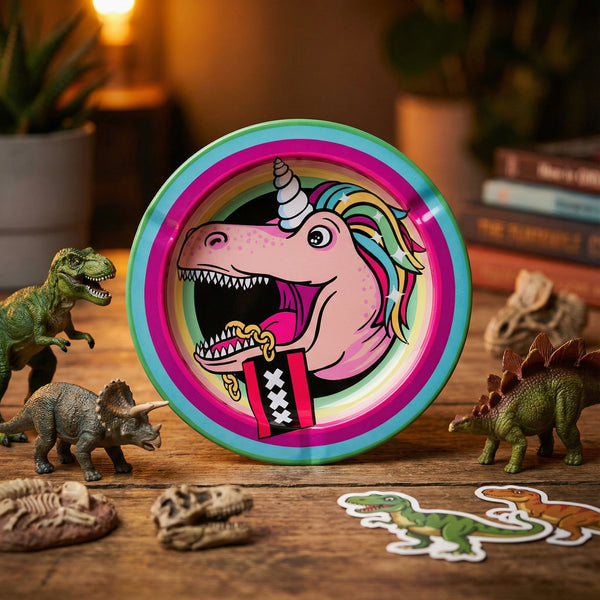 מאפרת מתכת יונירקס | Uni rex Ashtray