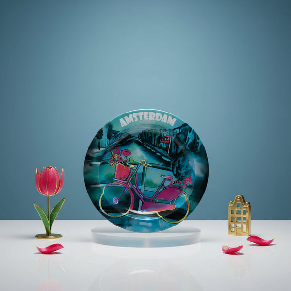 מאפרת מתכת אומנות אמסטרדם | Amsterdam Art Ashtray