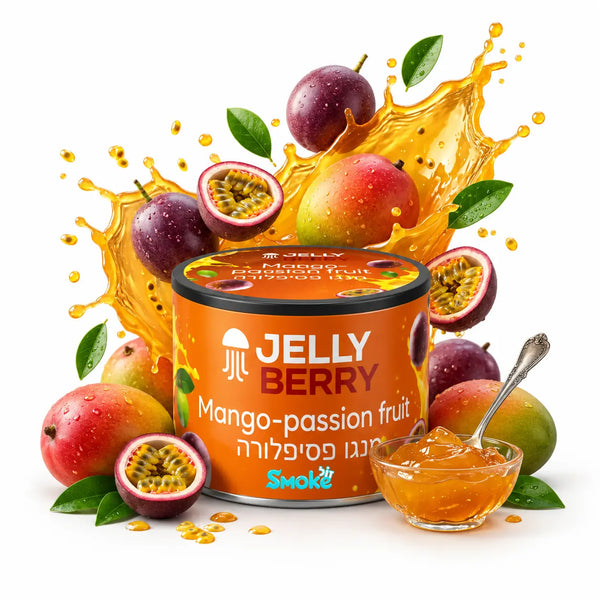 תערובת תה לנרגילה Jelly Berry מנגו פסיפלורה 50 גרם