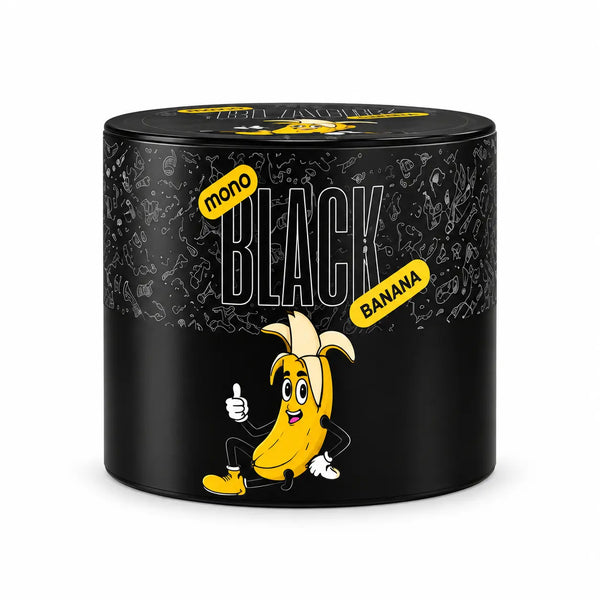 תערובת תה לנרגילה MONO BLACK בננה 125 גרם