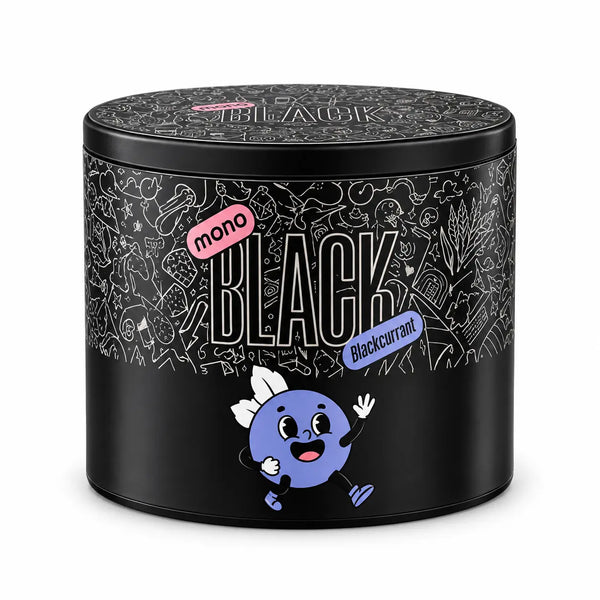 תערובת תה לנרגילה MONO BLACK דומדניות שחורות 125 גרם