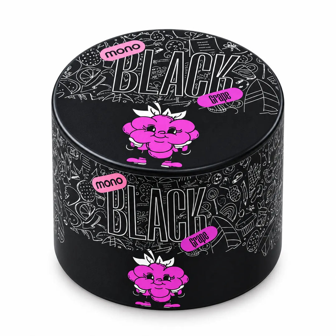 תערובת תה לנרגילה MONO BLACK ענבים מתקתקים 125 גרם