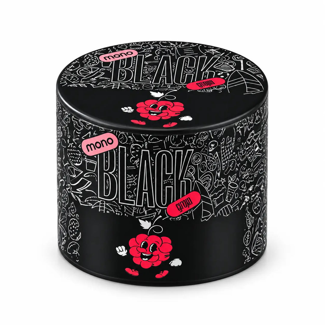 תערובת תה לנרגילה MONO BLACK פטל 125 גרם