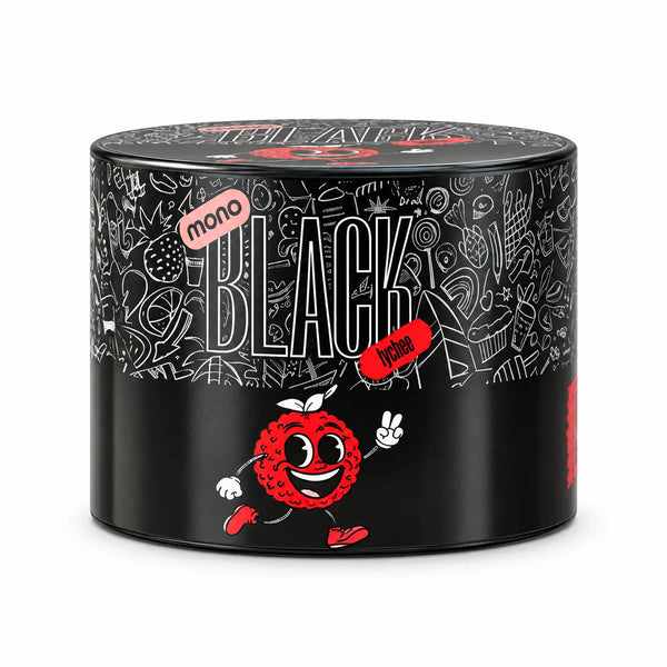 תערובת תה לנרגילה MONO BLACK ליצ'י טרופי 125 גרם