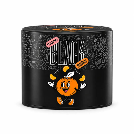 תערובת תה לנרגילה MONO BLACK מנדרינה עסיסית 125 גרם