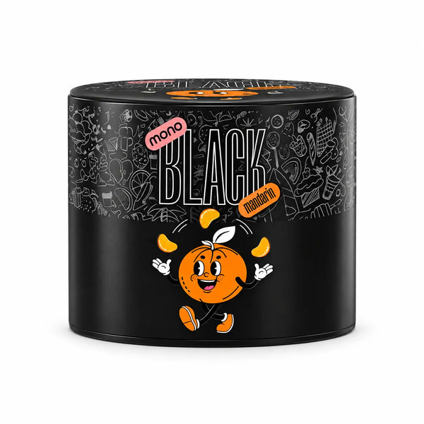 תערובת תה לנרגילה MONO BLACK מנדרינה עסיסית 125 גרם