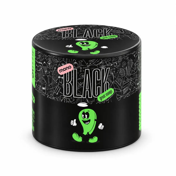 תערובת תה לנרגילה MONO BLACK מנגו טרופי 125 גרם