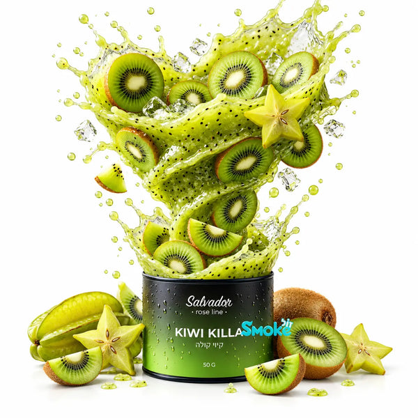 תערובת תה לנרגילה Salvador Rose Line קיווי סמוזי 50 גרם