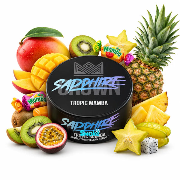 טבק לנרגילה Sapphire Crown סוכריות גומי בטעם פירות 60 גרם